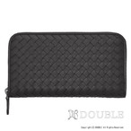 BOTTEGA VENETA �{�b�e�K���F�l�^ WALLET �J�[�t�X�L�� ���E���h�t�@�X�i�[ �����z NERO